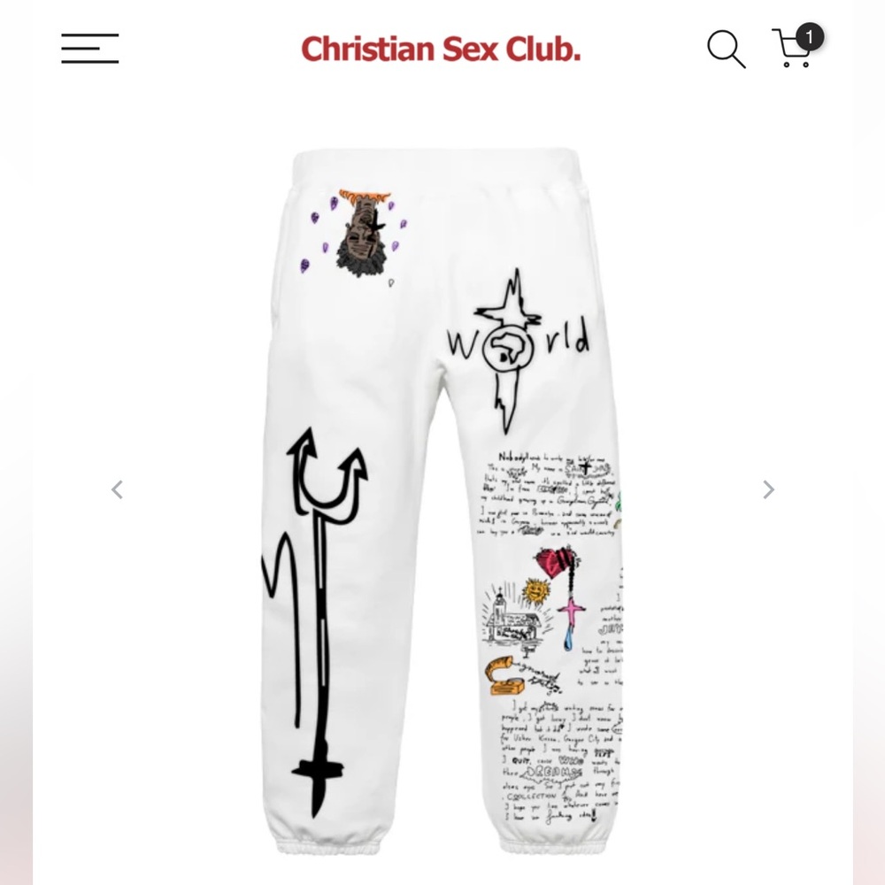 christian sex club - White Sweatpants